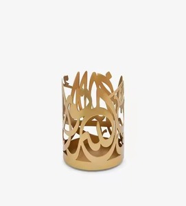 Premium Metal <b>Candle</b> Stand Contemporary Tabletop Decorative Piece for Dining Room Bedroom Home Styling - Product Image 4