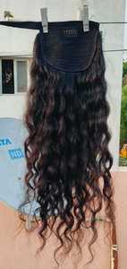 Extensiones de Cabello de Cola de Caballo Virgen sin Procesar, Peluca de Cola de Caballo con Cordón, Extensión de Cabello con Trenza, Precio de Mayoreo Más Bajo - Product Image 5