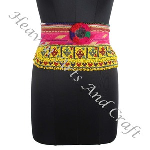 Ceinture de danse du ventre vintage, ceinture traditionnelle afghane, Kuchi Tribal, BB100, ceinture vintage, ceintures perlées faites à la main - Product Image 5