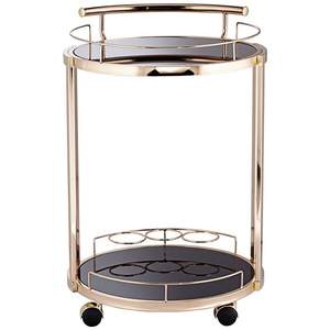 Royal Looking Top salle à manger hôtel Restaurant meubles Table en métal plaqué or finition Table de service hôtel nourriture thé Table basse - Product Image 2