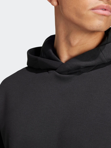 Custom Logo Solid Color Cotton Hoodie High Quality Custom Heavyweight Hoodies for Men In Black color Hoodie - Product Image 2