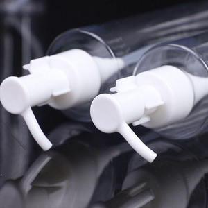 Emballage cosmétique, contenants en plastique, PET transparent, impression d'écran, pompe de distribution, flacon cylindrique pour nettoyant, lotion - Product Image 3