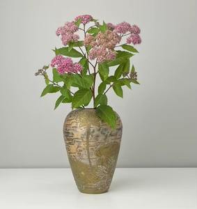 แจกันโลหะสไตล์วินเทจแบบพรีเมี่ยมสำหรับตกแต่งบ้านหรูหราจัดงานแต่งงานและของโบราณจากอินเดีย - Product Image 6