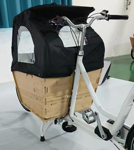 Vélo cargo électrique familial à 3 roues pour entrepôt, 36V 250W, pour le transport d'aliments pour bébés - Product Image 6