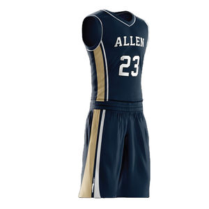 Tenues de basketball personnalisables pour hommes 2026 – Maillots 100 % polyester respirants de haute qualité avec impression par transfert thermique – Collection été - Product Image 5