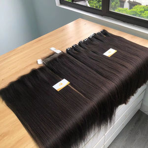 Cabello Humano Vietnamita al por Mayor, Cutícula Completa Alineada, Liso, Crudo, Extensiones a Granel, Cabello Remy de Alta Calidad, Sin Procesamiento Químico - Product Image 1