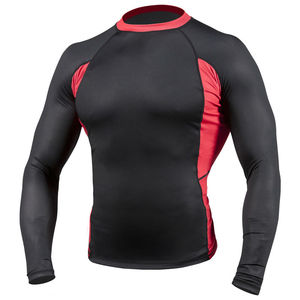 BJJ Jiu Jitsu manga completa Rashguard para hombres protección UV y camisa de compresión transpirable para entrenamiento de MMA - Product Image 3