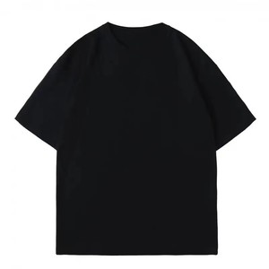 Camiseta extragrande Vintage para hombre al por mayor, 100% algodón, transpirable, holgada, de peso pesado, con estampado de letras DTG para primavera y verano - Product Image 2