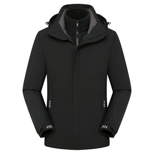 Chaqueta Softshell de invierno personalizable para hombres y mujeres, ropa duradera resistente a la intemperie para exteriores, senderismo, Camping, cremallera de talla grande - Product Image 6
