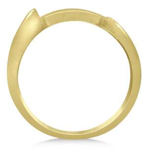 Anillo de Compromiso y Conjunto Nupcial con Halo de Diamantes en Oro Amarillo de 14k, Anillos con Diamantes de 1.16ct - Product Image 2