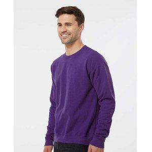 Vêtements personnalisés Pull en polaire pour hommes Sweat-shirt à col ras du cou Streetwear Sweatshirts à col rond en coton surdimensionnés et à épaules tombantes - Product Image 2