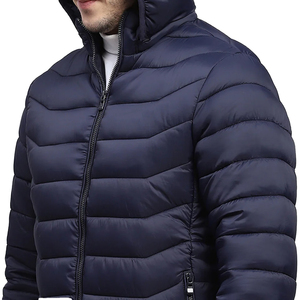 Men's Hooded <b>Quilted</b> <b>Jacket</b> Camouflage <b>Pattern</b> Winter Waterproof Windproof Cotton Filling Zipper Closure Casual Slim Fit Long - Product Image 5