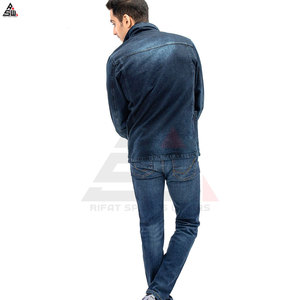Nouvelle arrivée Veste en toile denim élégante pour hommes Fine Légère Respirante Matériel de haute qualité Logo personnalisé Prix raisonnables - Product Image 2