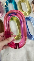 Décoration murale en chaîne de résine acrylique moderne faite à la main, couleur personnalisée pour les célébrations de Diwali et d'anniversaire