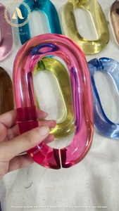 ห่วงโซ่อะคริลิคติดผนังที่ทันสมัยทำด้วยมือของตกแต่งบ้านแบบผูกติดเองสำหรับแขวนทั้งชิ้นทำจากเรซินที่น่ารักที่สุด - Product Image 2