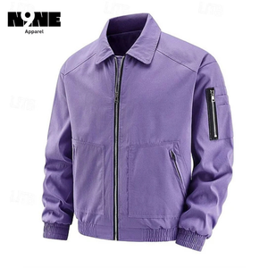 Veste unisexe en cuir et toile écologique coupe-vent respirante à séchage rapide motif léopard vintage pour l'hiver - Product Image 6