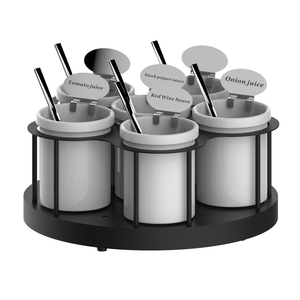 Rotating <b>Sugar</b> & <b>Creamer</b> <b>Pots</b> Holder - Product Image 1