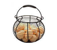 Support à fruits pliable à double niveau en fil de fer écologique, panier à œufs, panier à légumes, articles de cuisine décoratifs, vaisselle de table, vente en gros