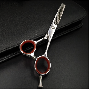 6-Inch Professional Stainless Steel Sharp Barber <b>Scissors</b> with Offset Handle <b>for</b> <b>Hair</b> <b>Thinning</b> - Product Image 3