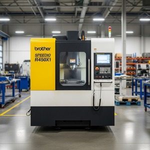 เครื่องจักรกลซีเอ็นซีแนวตั้ง Brother SPEEDIO R450X1 ระบบ BT30 ความเร็วสูง ระบบพาเลทคู่ ความแม่นยำสูง ดีไซน์กะทัดรัด - Product Image 4