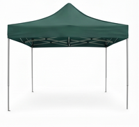 Tente d'exposition hexagonale robuste 10x10 avec structure en aluminium, tissu Oxford imperméable écologique, simple couche, intérieur/extérieur
