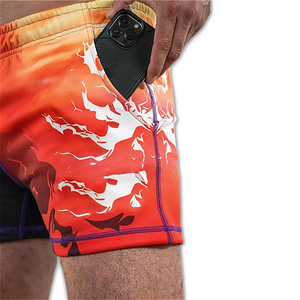 Thiết Kế Mới Cotton Footy Quần Short Nhà Máy Bán Người Đàn Ông Của Đồng Bằng Tốt Nhất Nén Quần Short Cá Nhân Nén Quần Short - Product Image 2