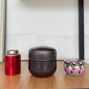 En stock couleur fantaisie en or rose noir rectangulaire carré en acier inoxydable fer blanc menthe boîte en métal avec couvercle à charnière - Product Image 2