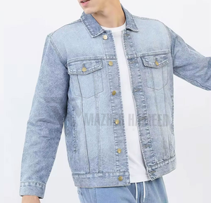 Veste en jean surdimensionnée et personnalisée de qualité supérieure pour hommes, dernière conception, prix bon marché du Pakistan - Product Image 6