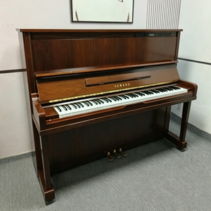 Piano droit professionnel Yamaha MX303R de luxe, brun, d'occasion, à bon prix, 88 touches, piano automatique à lecture autonome - Product Image 1