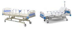 Недорогая Больничная кровать Для Ухода За больницей, 3 кривошипа, ручная регулировка, 250 кг, максимальная поддержка, металлическая коробка для пациента, трехфункциональная кровать для дома - Product Image 5