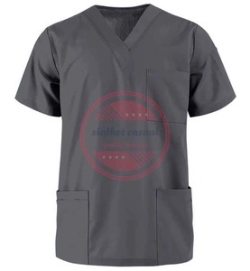 T-shirt de gommage personnalisé pour haut de gommage médical de qualité supérieure - Product Image 4