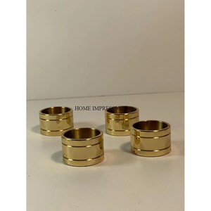 Anneau de serviette moderne en métal argenté, forme personnalisable, finition MOP, écologique, en stock, utilisation quotidienne, décoration intérieure - Product Image 6