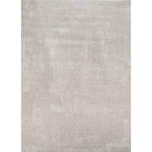Tapis Uvenuti en laine et soie de bambou noué à la main, couleur unie gris et noir, pour la maison -LRB-1502 - Product Image 1
