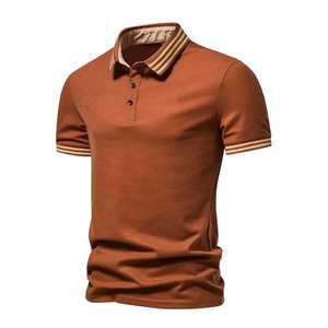 Camisas Casuales de Algodón 100% para Hombre, de Secado Rápido, Manga Corta, Corte Ajustado, Alta Calidad, Venta al Por Mayor - Product Image 1