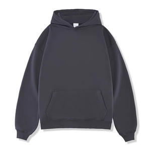 Sweat-shirts à capuche en coton pour hommes, streetwear, grande taille, pour l'hiver, 420 grammes, logo personnalisé, coupe classique, sweat-shirts à capuche vierges - Product Image 2