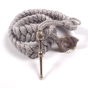 Custom Shoulder AIGUILLETTE Cord Citation With Tip - GREEN | High Quality Custom Aiguillette for Fuerzas Armadas Uniforms - Product Image 4