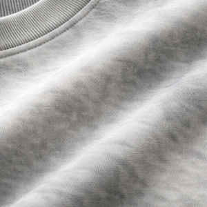 Camiseta Oversize Personalizada Gris Claro Lavado para Hombre, Estilo Vintage, Lisa, de Algodón, Manga Corta, Casual, de Moda, con Ribete - Product Image 5