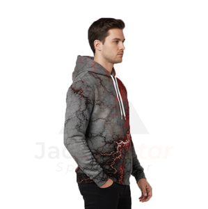 ผู้ผลิตเสื้อผ้าสั่งทำ เสื้อสเวตเชิ้ตลายกราฟิกสำหรับผู้หญิง เสื้อฮู้ดทอผ้า เสื้อฮู้ดพิมพ์ลายกราฟิกสำหรับผู้ชาย เสื้อฮู้ดผู้ชายคุณภาพสูง เสื้อฮู้ดผู้ชายให้ความอบอุ่น - Product Image 2