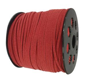 Cordon tressé en daim double face indien de 5 mètres 3mm en cuir de velours coréen fait à la main pour la fabrication de bijoux cordon en faux daim vente chaude - Product Image 3