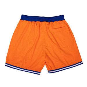 Short de sport en maille 100% polyester brodé, uni, décontracté, imprimé numériquement, avec poches, pour la salle de sport et le basketball - Product Image 2