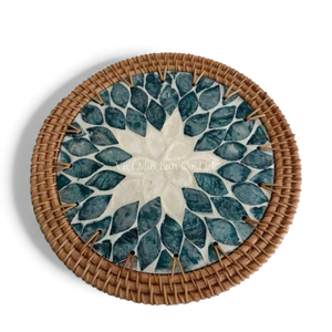 Mantel Individual de Nácar Asequible con Ratán para Pedidos al por Mayor, Decoración Diaria de Mesa desde Vietnam - Product Image 1