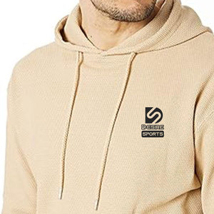 2026 <b>Top</b> Sale Wholesale Men Slim Fit Hoodie Short Set Cotton Fleece Fabric With Front Logo Hoodie And Short Set For Online Sale - Product Image 4