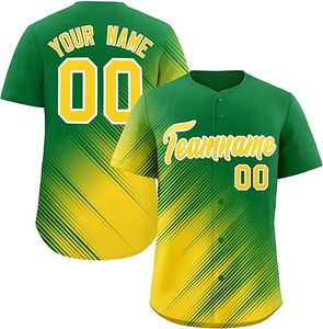 Vente en gros d'uniforme de baseball vierge personnalisé Chemise de baseball pour hommes Maillot de baseball à la mode - Product Image 1
