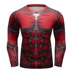 2025 Unisex UPF50 compresión de secado rápido BJJ Rashguard tecnología de sublimación de diseño largo camisa propia OEM transpirable Rush Guard - Product Image 1