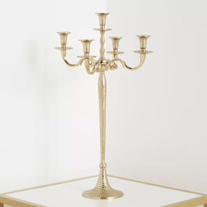 Support de bougie pour la décoration de la maison, porte-bougie en métal artisanal, parfait pour créer une ambiance chaleureuse - Product Image 1