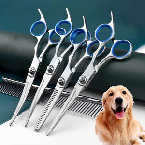 Ciseaux de coiffure professionnels Pet en acier inoxydable chien beauté ciseaux ensemble ciseaux de coupe de cheveux pour chiens accessoires de toilettage - Product Image 6