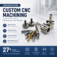 Pièces usinées CNC multi-fonctions, usinage par électroérosion à fil, tournage, accessoires mécaniques en aluminium anodisé clair, conception de prototypes, petites commandes