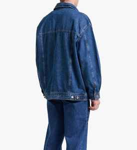 เสื้อยีนส์มีกระดุมแบบคลาสสิกของผู้ชายมีกระเป๋าหน้าอก - Product Image 5