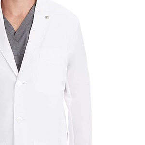 Bata de laboratorio profesional para mujer, ropa de trabajo de médico blanco, uniformes médicos, bata de trabajo médica - Product Image 4