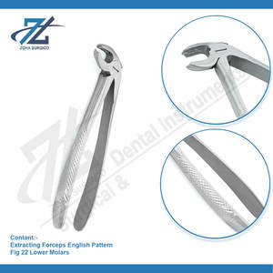 คีมสกัดสำหรับใช้ในทันตกรรมรากฟันรูปที่22ระดับพรีเมียมคีมสกัดเครื่องมือทันตกรรมแบบภาษาอังกฤษ - Product Image 3